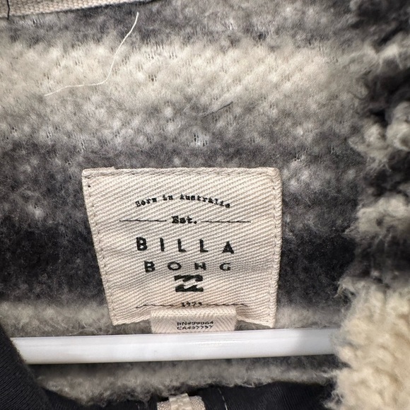 Billabong Full Zip Cozy Fleece Jacket M - Picture 3 of 3